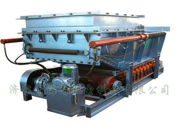 它將帶式（甲帶）給料機(jī)的手動(dòng)檢修閘門改為電動(dòng)、液動(dòng)或氣動(dòng)控制閥門，增大了閘門推力